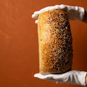 Pan de caja con semillas